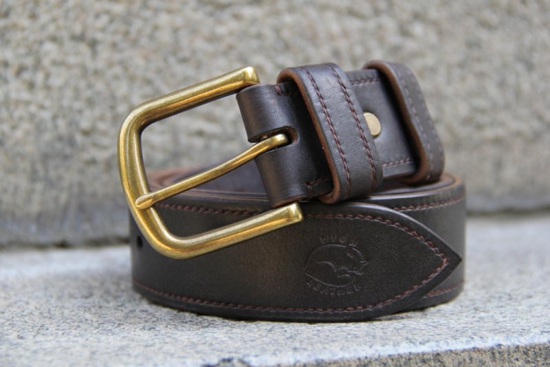 Buffalo belt with stitching_1.JPG