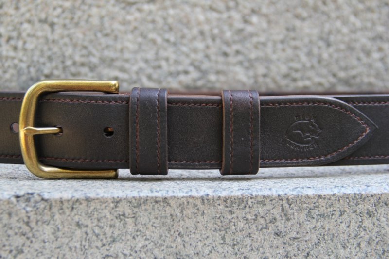 Buffalo belt with stitching_2.JPG