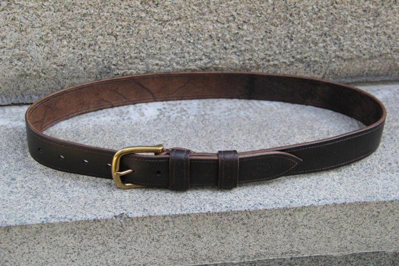 Buffalo belt with stitching_4.JPG