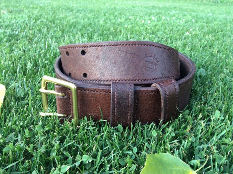 Buffalo belt with stitching_wide_1.JPG